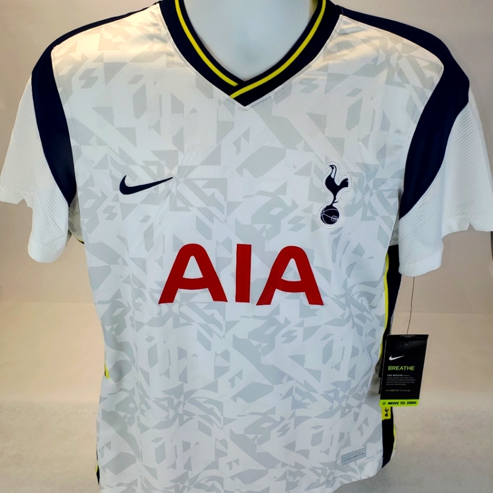 Nike White Navy Yellow Tottenham Hotspur AIA Jersey